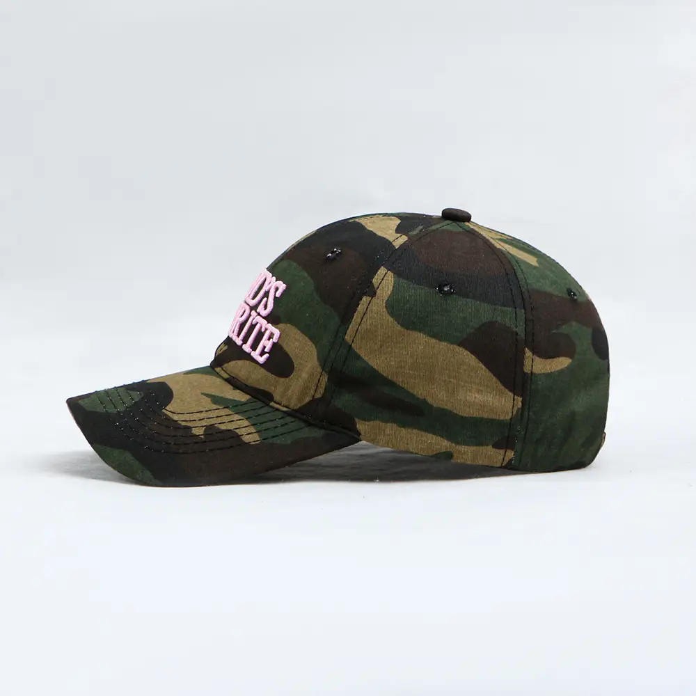 Men Women Camo Splash Ink Embroidered Cap — feature 5