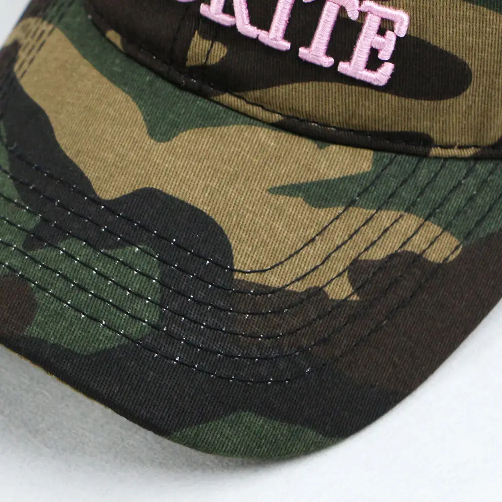 Men Women Camo Splash Ink Embroidered Cap — feature 8