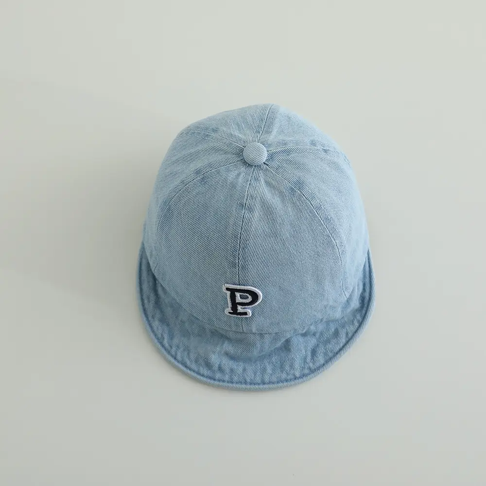 Vintage Denim P-Shirt Cap for Boys Blue Spring Summer — feature 10