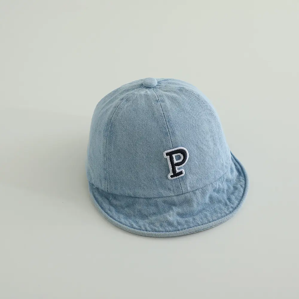 Vintage Denim P-Shirt Cap for Boys Blue Spring Summer — feature 7