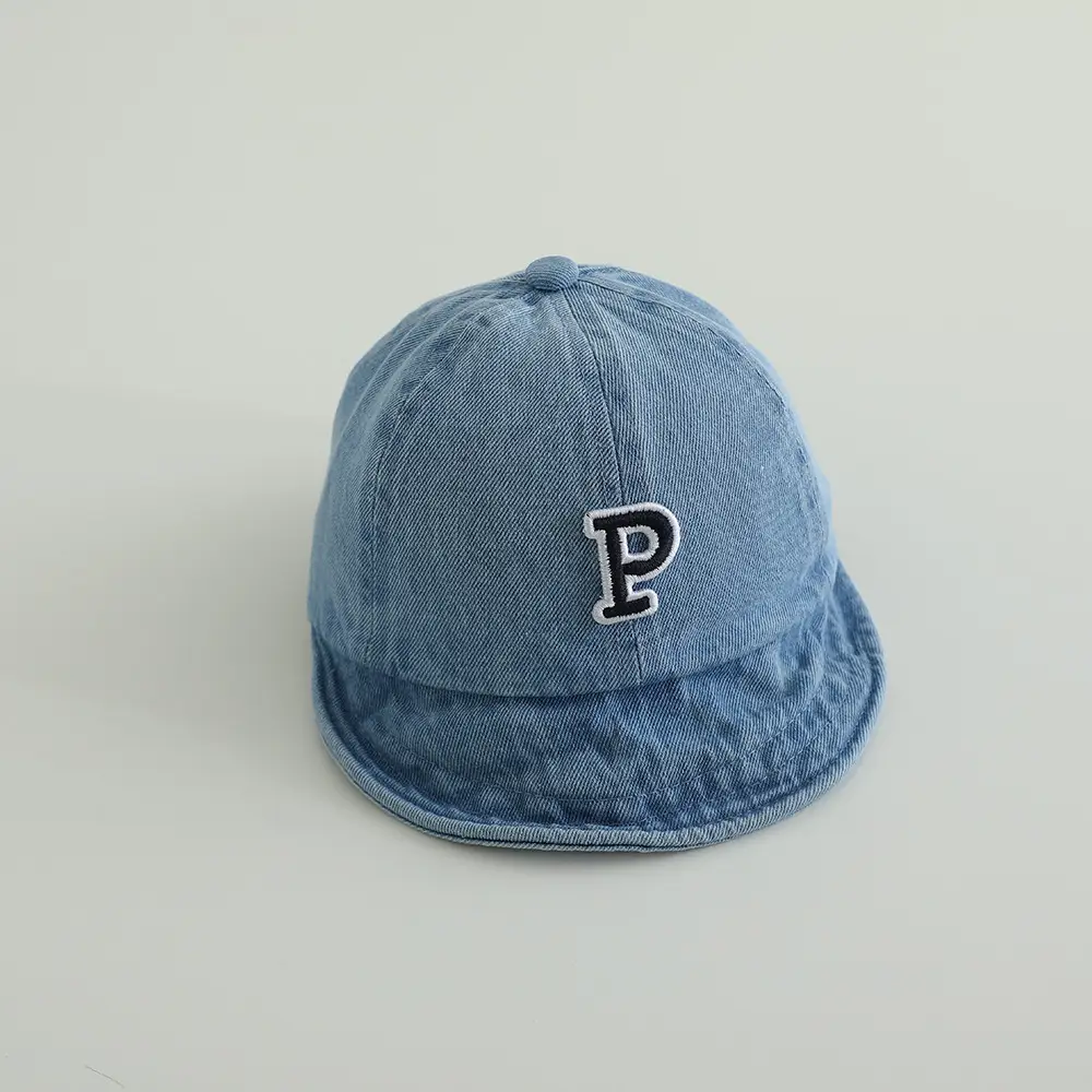 Vintage Denim P-Shirt Cap for Boys Blue Spring Summer — feature 8