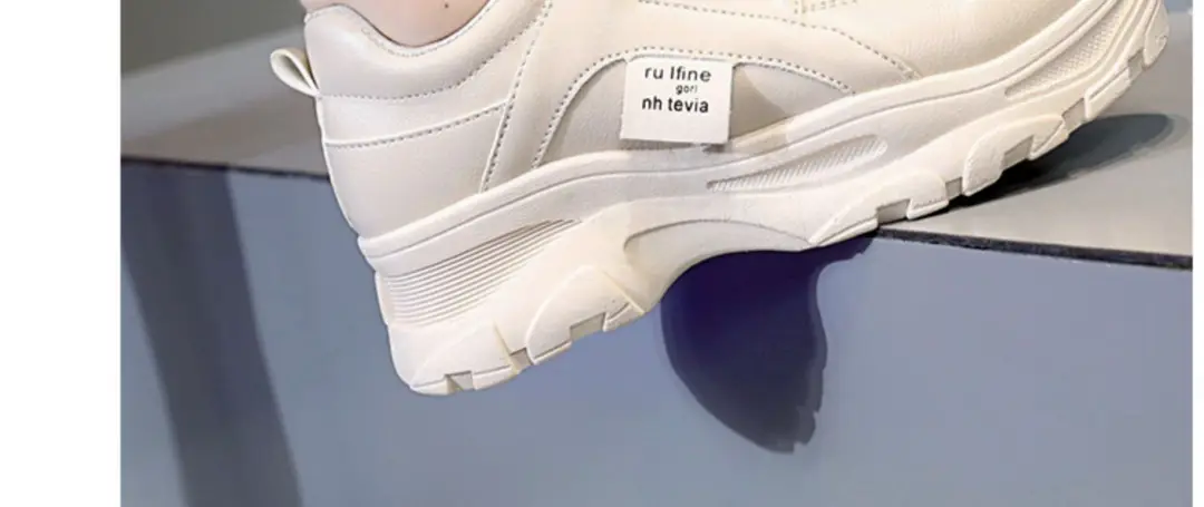 Torre Shoes Women's Sports Casual Shoes Spring New Single Shoes Increased Thick Sole Women's Shoes fleece-lined White Shoes — feature 22