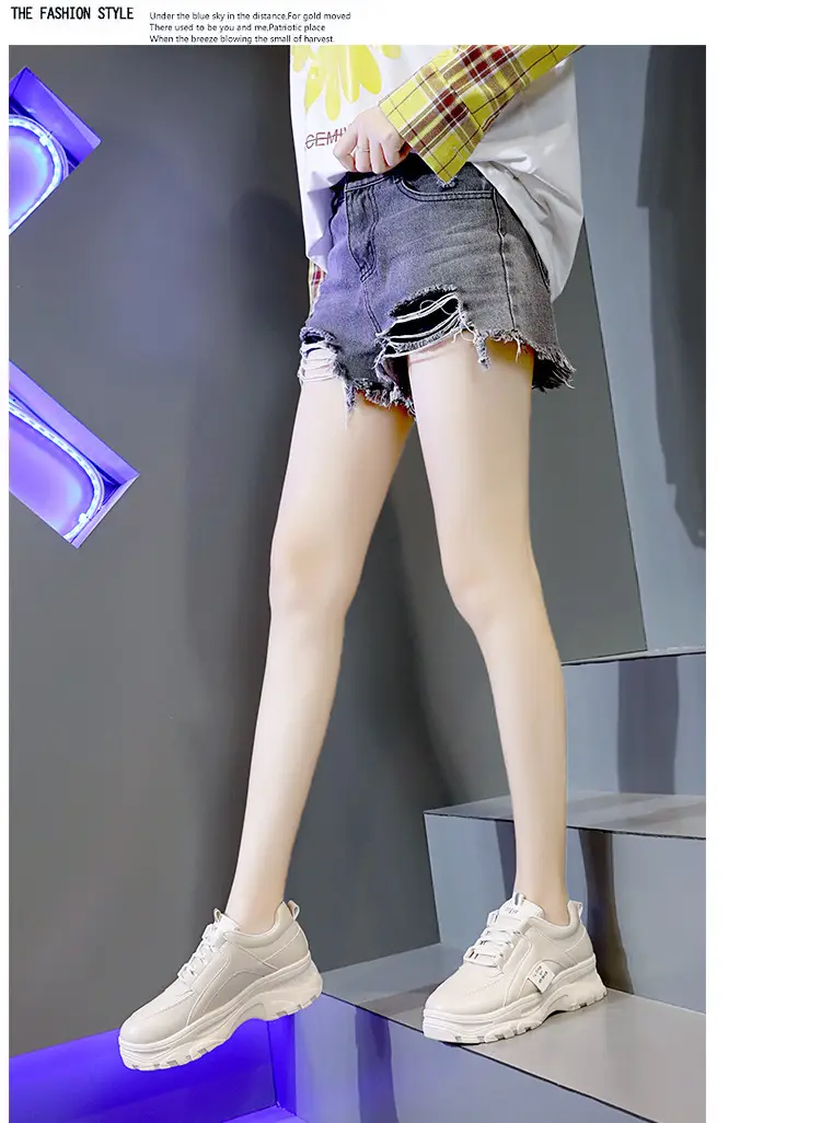 Torre Shoes Women's Sports Casual Shoes Spring New Single Shoes Increased Thick Sole Women's Shoes fleece-lined White Shoes — feature 23