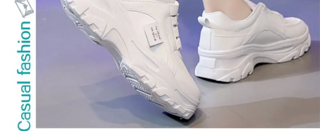 Torre Shoes Women's Sports Casual Shoes Spring New Single Shoes Increased Thick Sole Women's Shoes fleece-lined White Shoes — feature 32