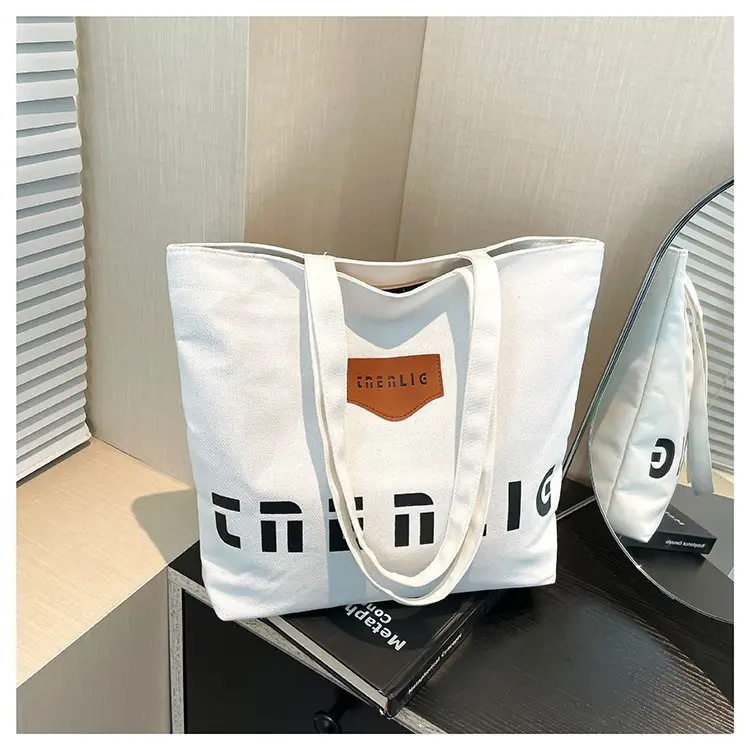 Women Canvas Shoulder Bag Large Capacity Autumn Winter 2025 - Image 4