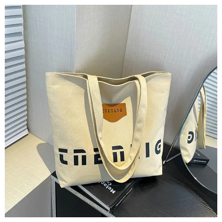 Women Canvas Shoulder Bag Large Capacity Autumn Winter 2025 - Image 5