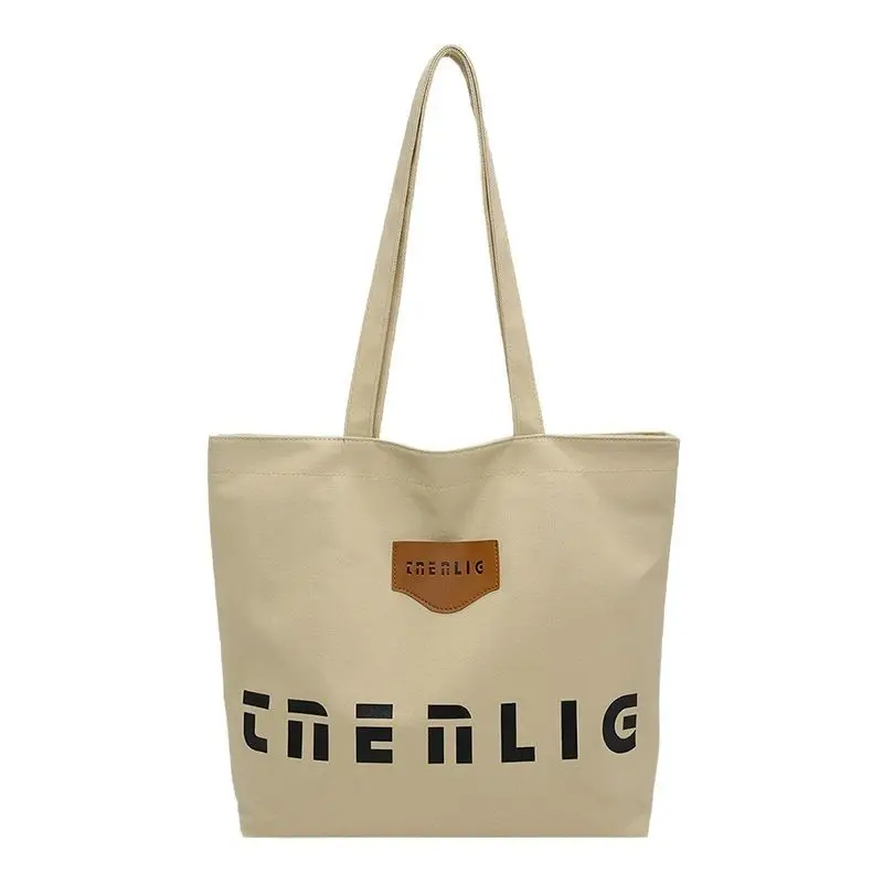 Women Canvas Shoulder Bag Large Capacity Autumn Winter 2025 - Image 8