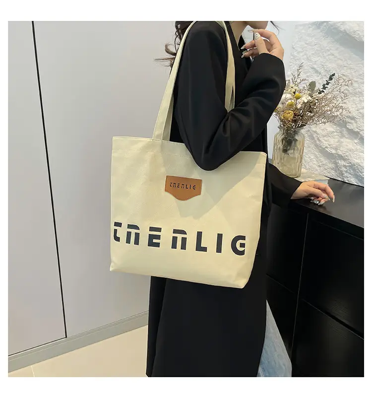 Women Canvas Shoulder Bag Large Capacity Autumn Winter 2025 — feature 14