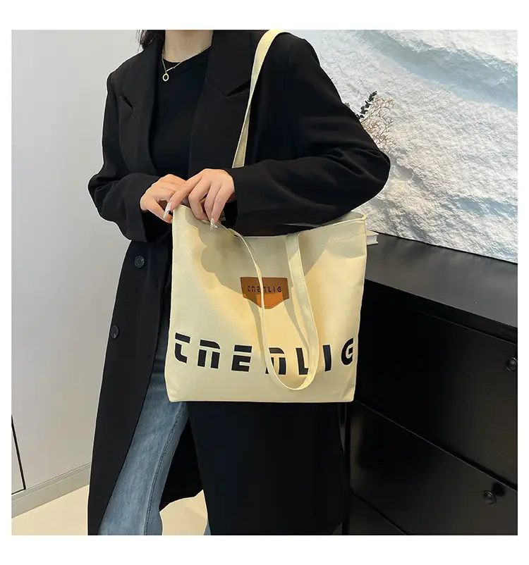 Women Canvas Shoulder Bag Large Capacity Autumn Winter 2025 — feature 17