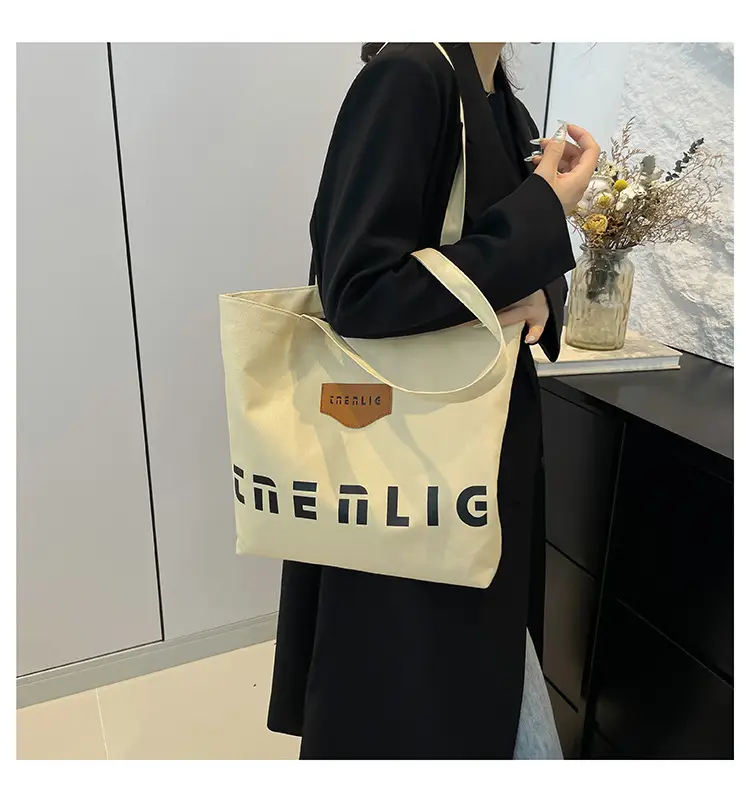 Women Canvas Shoulder Bag Large Capacity Autumn Winter 2025 — feature 18