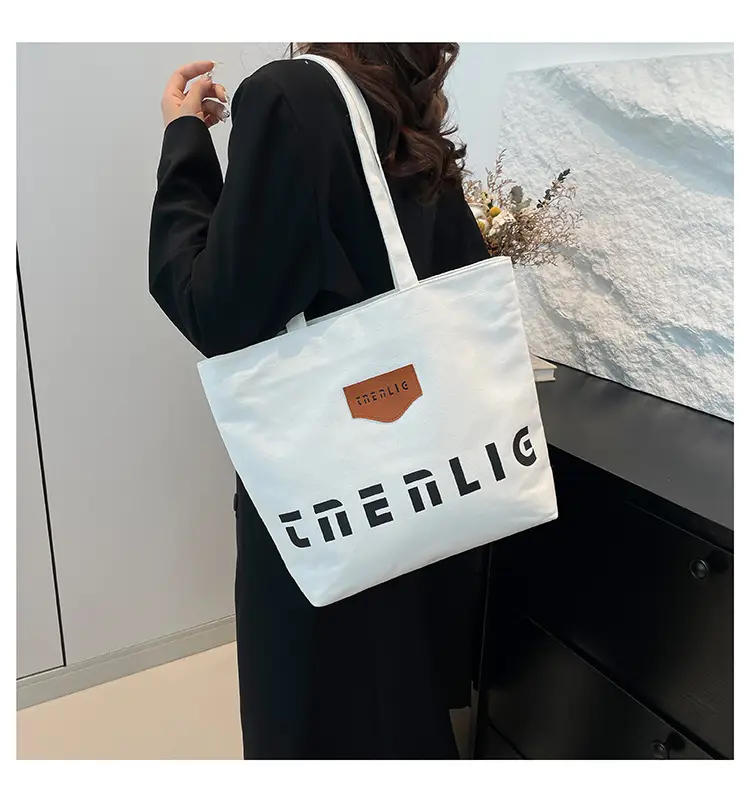 Women Canvas Shoulder Bag Large Capacity Autumn Winter 2025 — feature 23