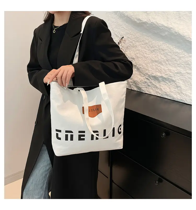 Women Canvas Shoulder Bag Large Capacity Autumn Winter 2025 — feature 24