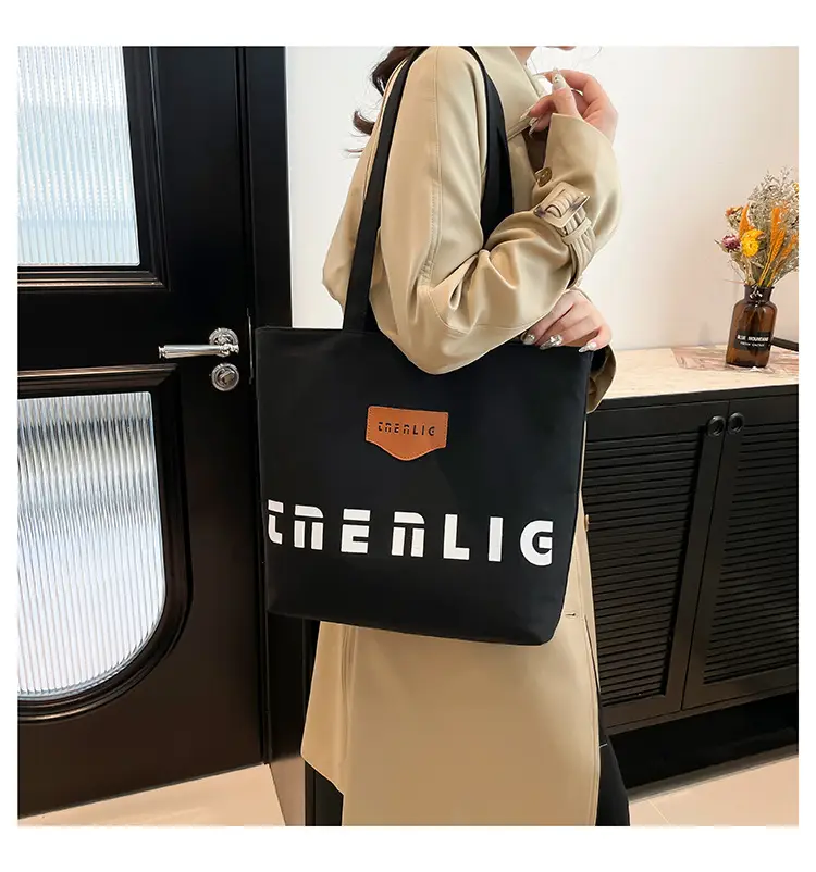 Women Canvas Shoulder Bag Large Capacity Autumn Winter 2025 — feature 26