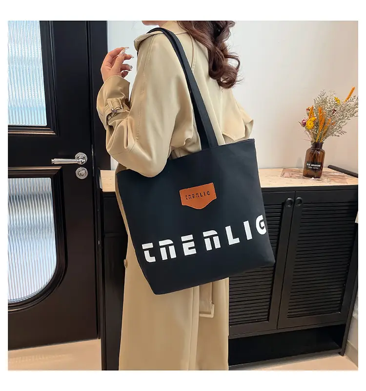 Women Canvas Shoulder Bag Large Capacity Autumn Winter 2025 — feature 29