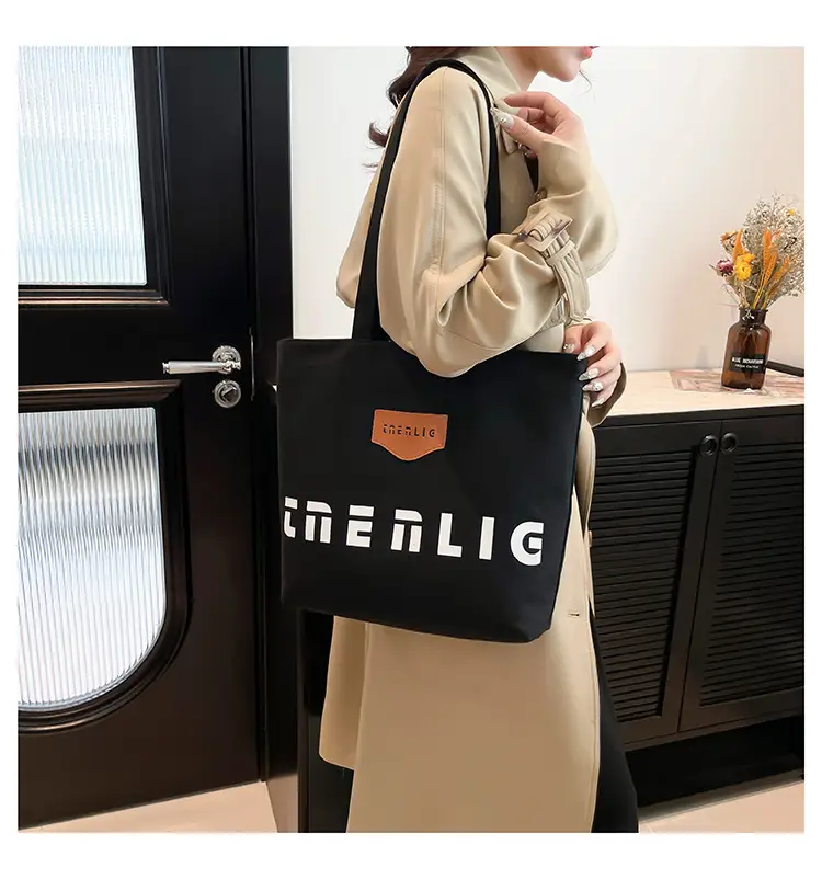 Women Canvas Shoulder Bag Large Capacity Autumn Winter 2025 — feature 30