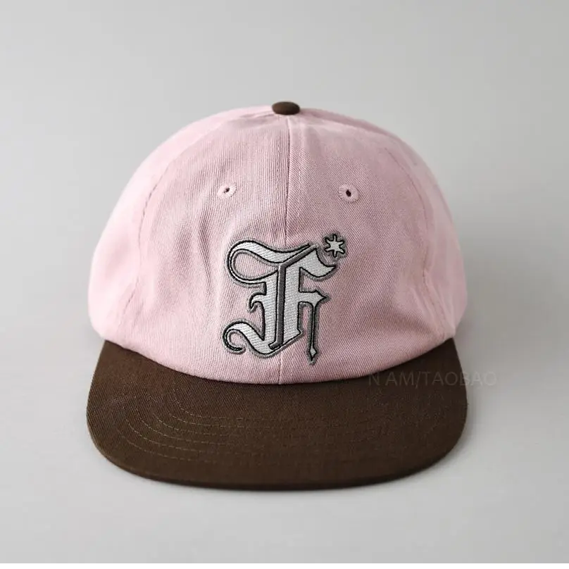 Pink Letter Embroidered Baseball Cap for Men Women - Image 4