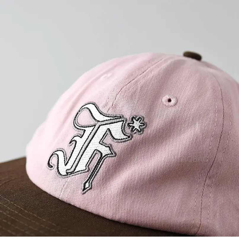 Pink Letter Embroidered Baseball Cap for Men Women - Image 5