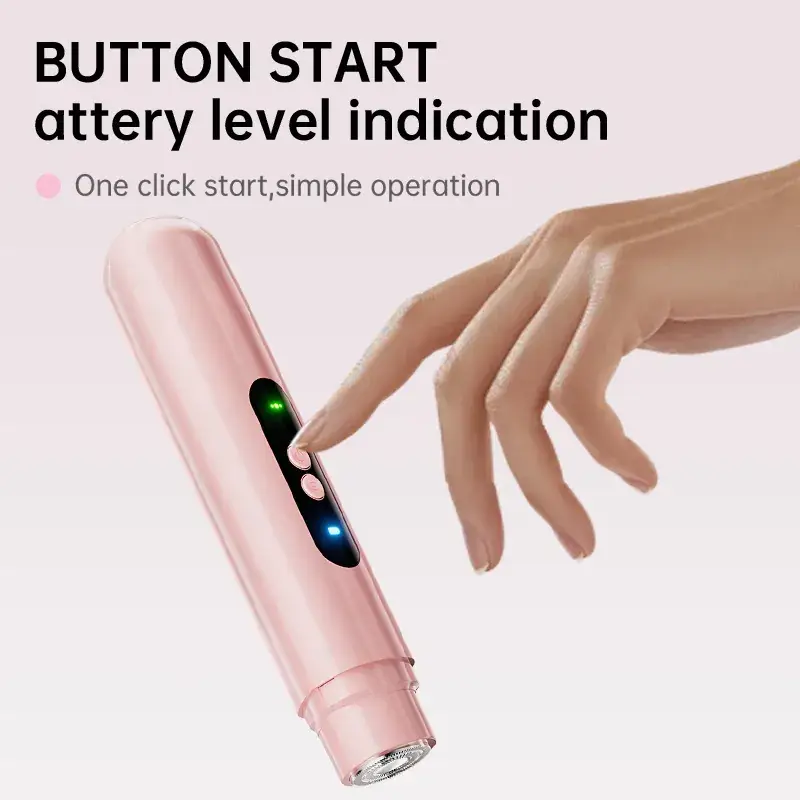 Women Electric Double-Head Shaver Pink Special Hair Removal - Image 9
