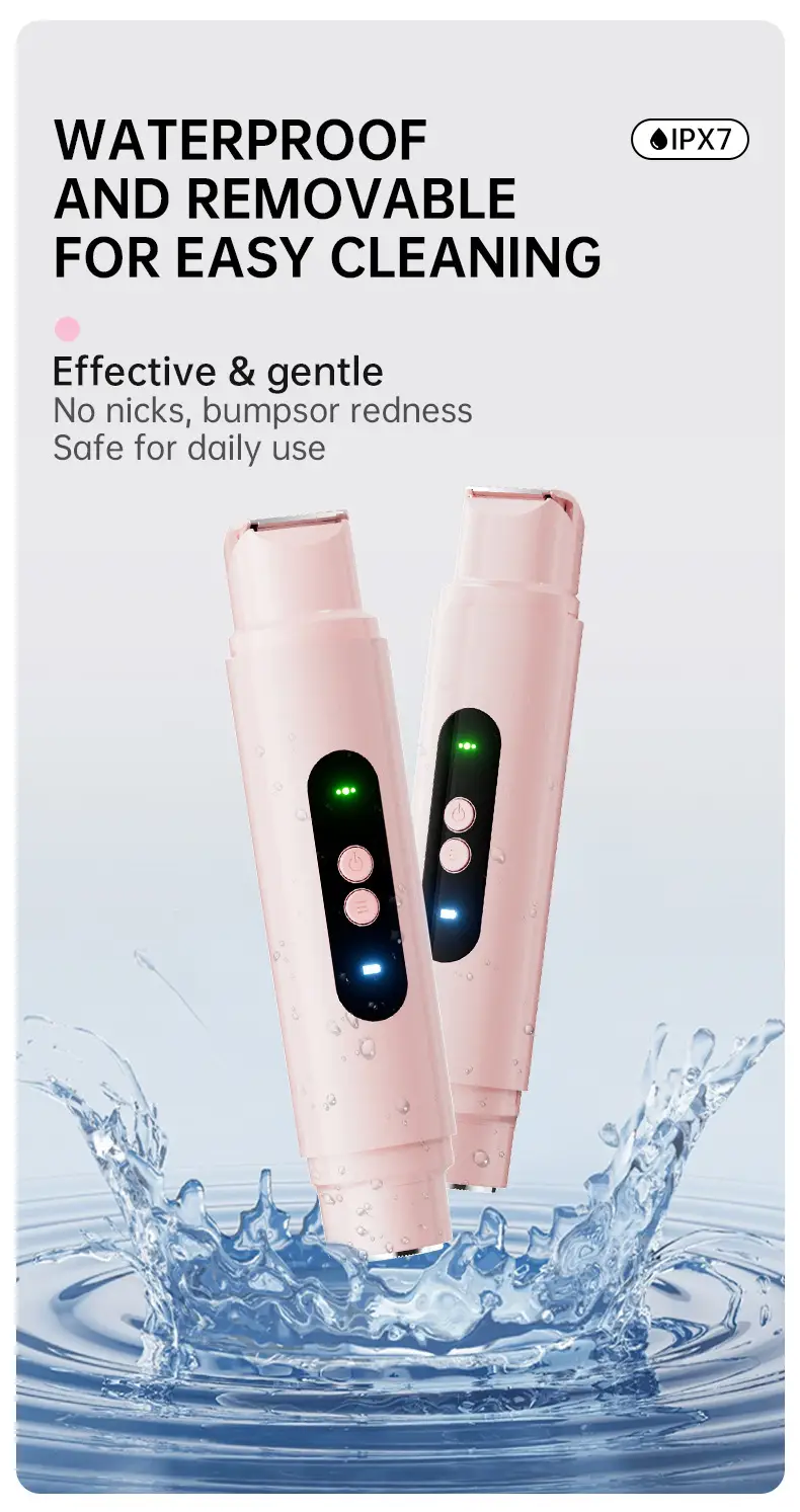 Women Electric Double-Head Shaver Pink Special Hair Removal — feature 2