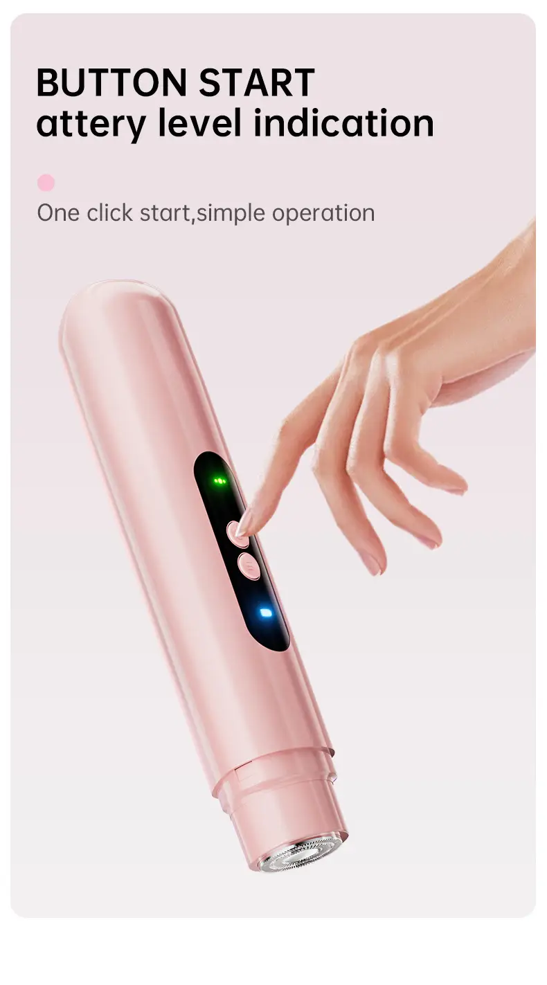 Women Electric Double-Head Shaver Pink Special Hair Removal — feature 8
