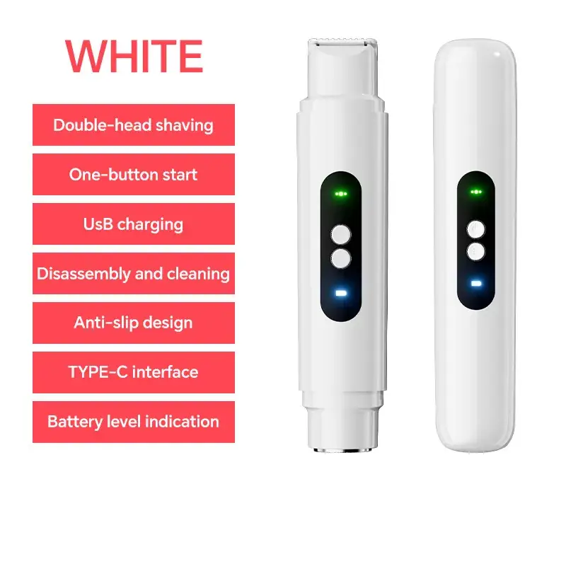 Women Electric Double-Head Shaver Pink Special Hair Removal - Image 3