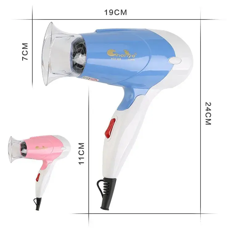 Pink Foldable Hair Dryer with Constant Temp & Negative Ion — feature 11