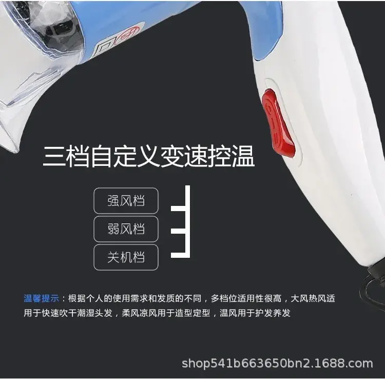 Pink Foldable Hair Dryer with Constant Temp & Negative Ion — feature 8