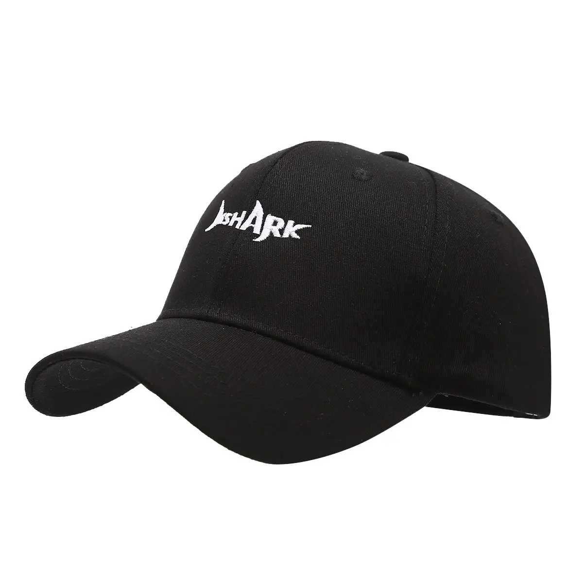 Women's Black SHARK Embroidered Baseball Cap