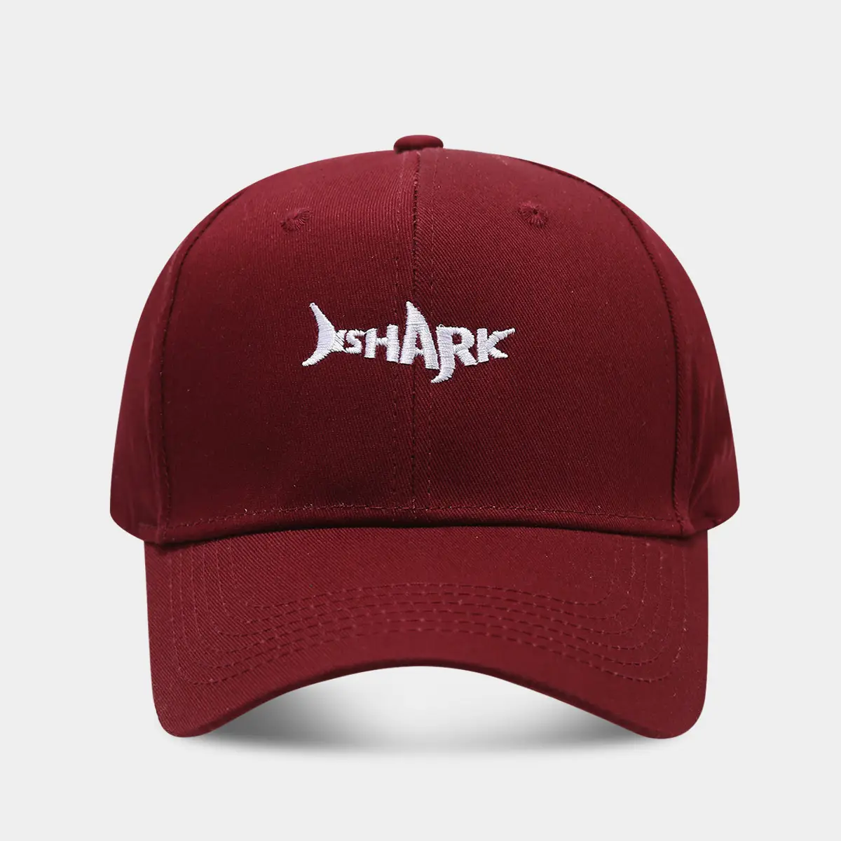 Women's Black SHARK Embroidered Baseball Cap