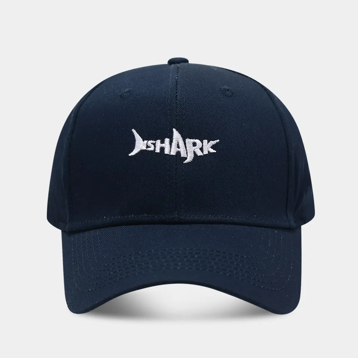 Women's Black SHARK Embroidered Baseball Cap