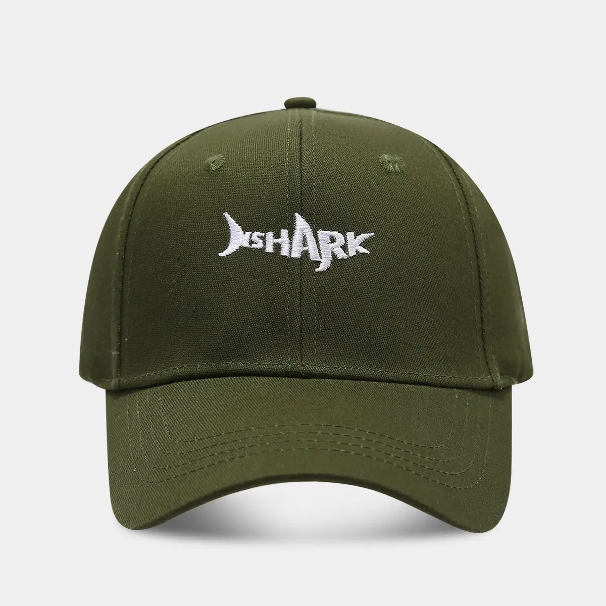 Women's Black SHARK Embroidered Baseball Cap