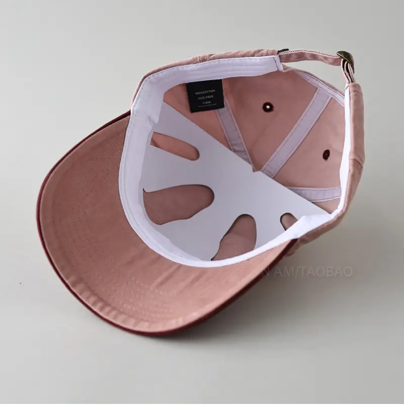 Women's Pink Heart Embroidered Baseball Cap — feature 11