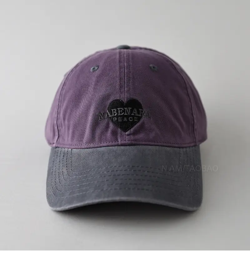 Women's Pink Heart Embroidered Baseball Cap — feature 5