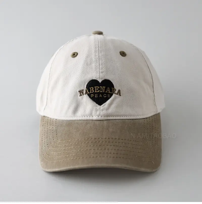 Women's Pink Heart Embroidered Baseball Cap — feature 6