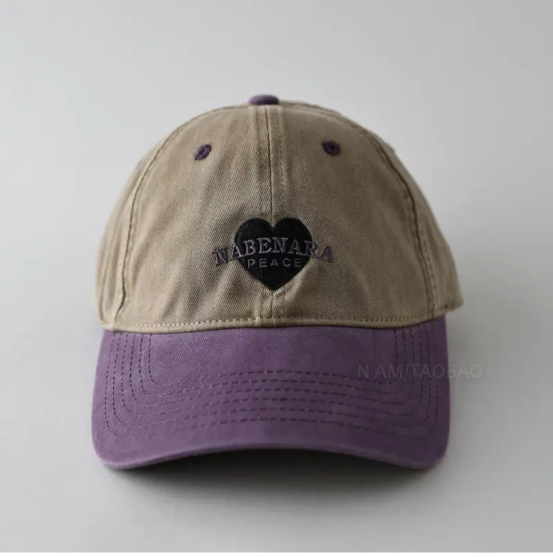 Women's Pink Heart Embroidered Baseball Cap — feature 7