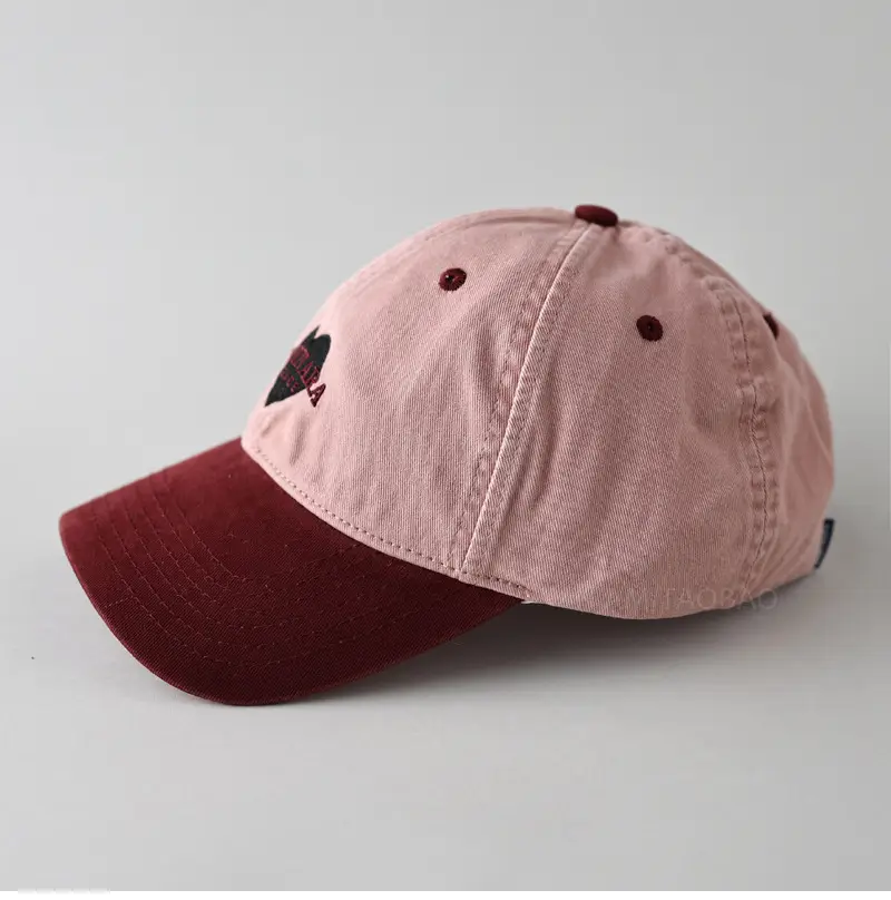 Women's Pink Heart Embroidered Baseball Cap — feature 9