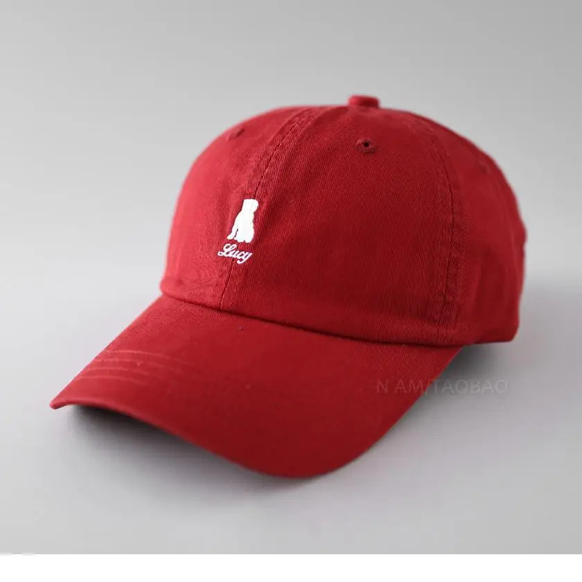 Orange Baseball Cap with Embroidered Logo - Image 12