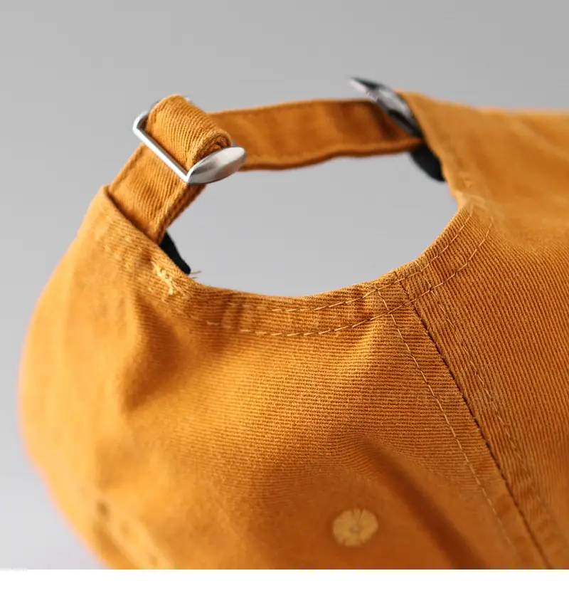 Orange Baseball Cap with Embroidered Logo — feature 13