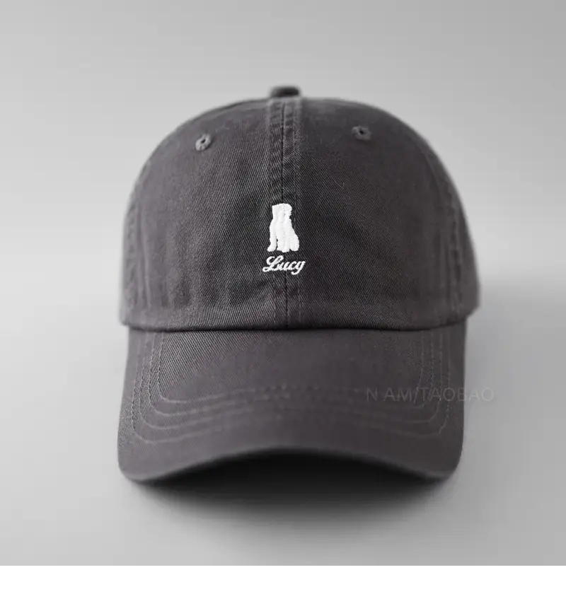 Orange Baseball Cap with Embroidered Logo — feature 9