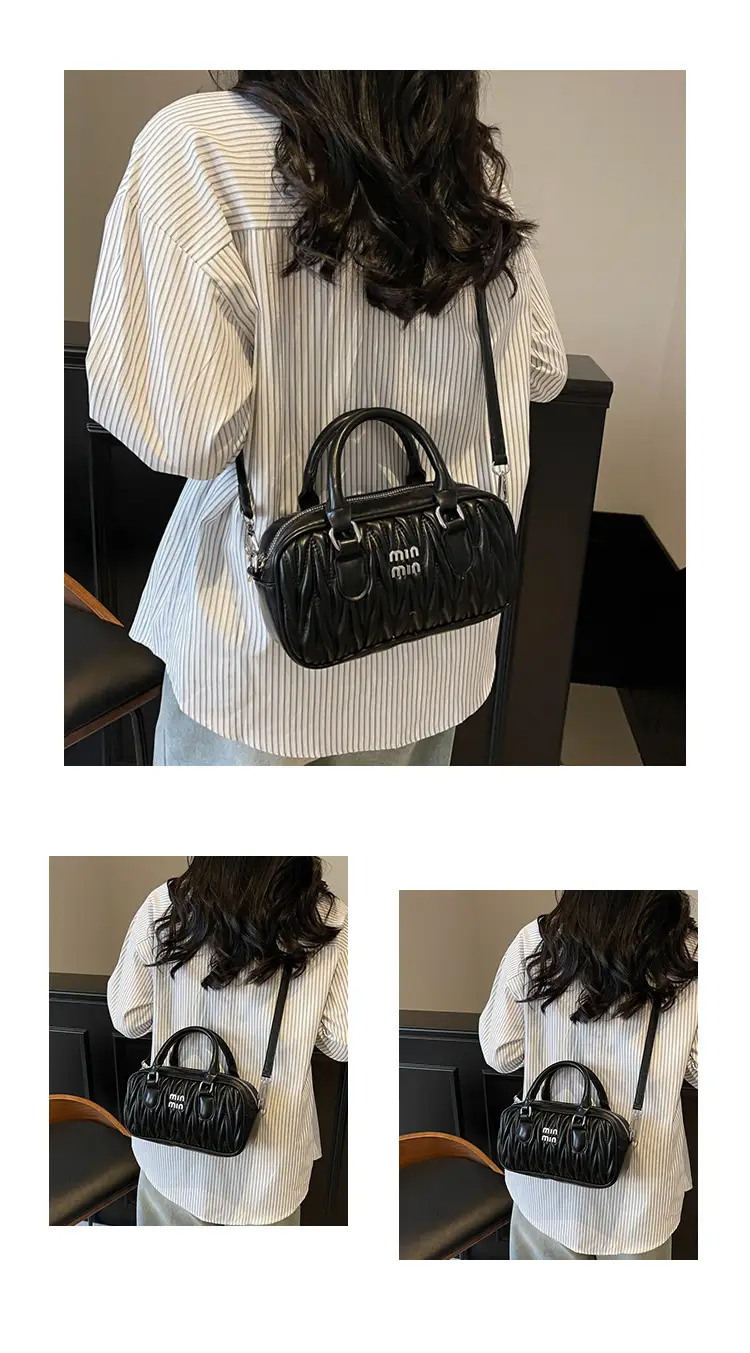 Women's High-end Embroidered Shoulder Bag Beige — feature 13