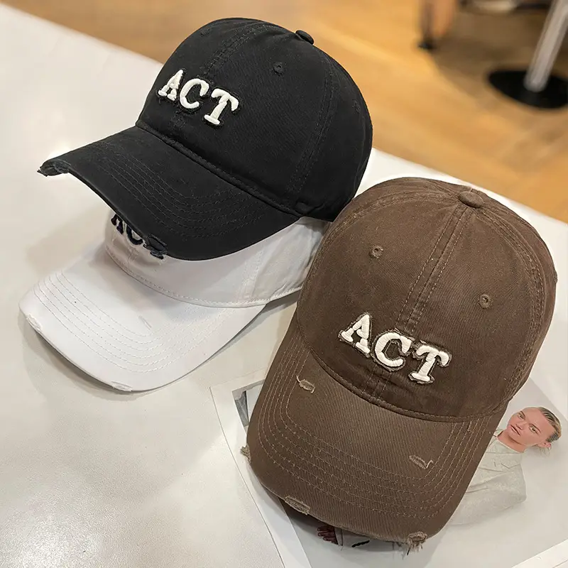 Women's Korean-style Letter Cap Maroon Anti-UV Sun Hat — feature 3