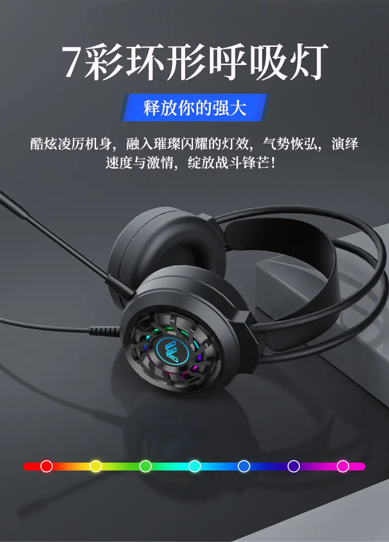 7.1 Auditory Voice Debate Gaming Headset White — feature 4