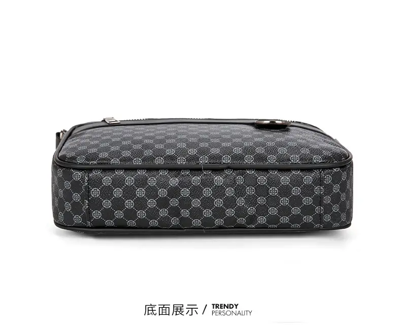Men's Plaid Shoulder Bag Crossbody Luggage Bag — feature 32