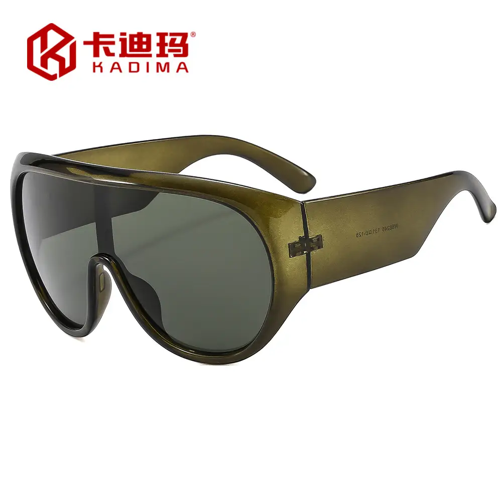 2025 new large frame sports protective sunglasses cross-border European and American trend men's and women's personalized sunglasses - Image 9