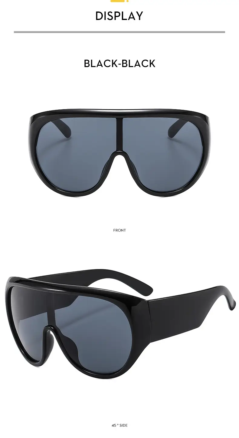2025 new large frame sports protective sunglasses cross-border European and American trend men's and women's personalized sunglasses — feature 10