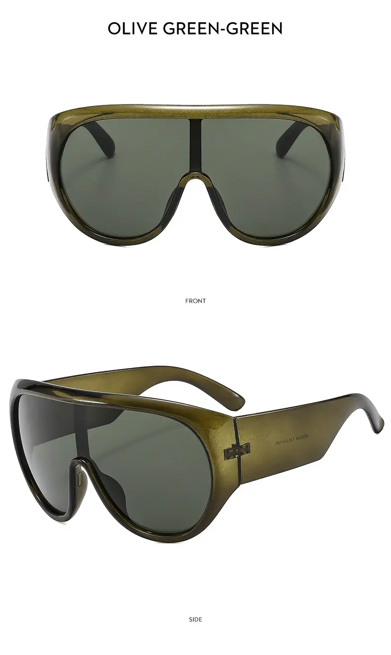 2025 new large frame sports protective sunglasses cross-border European and American trend men's and women's personalized sunglasses — feature 12