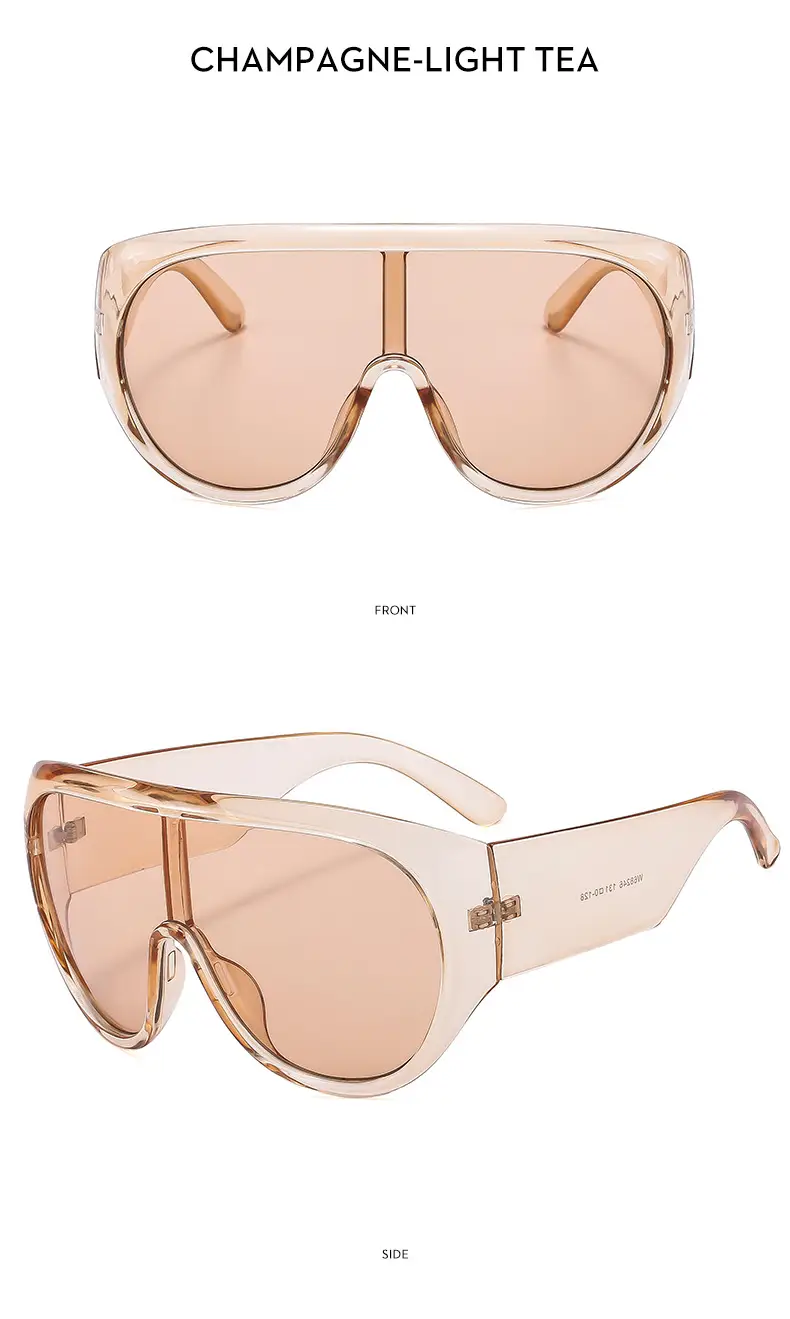 2025 new large frame sports protective sunglasses cross-border European and American trend men's and women's personalized sunglasses — feature 15