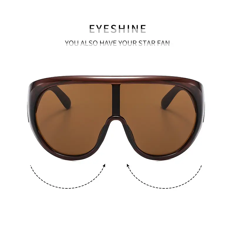 2025 new large frame sports protective sunglasses cross-border European and American trend men's and women's personalized sunglasses — feature 3