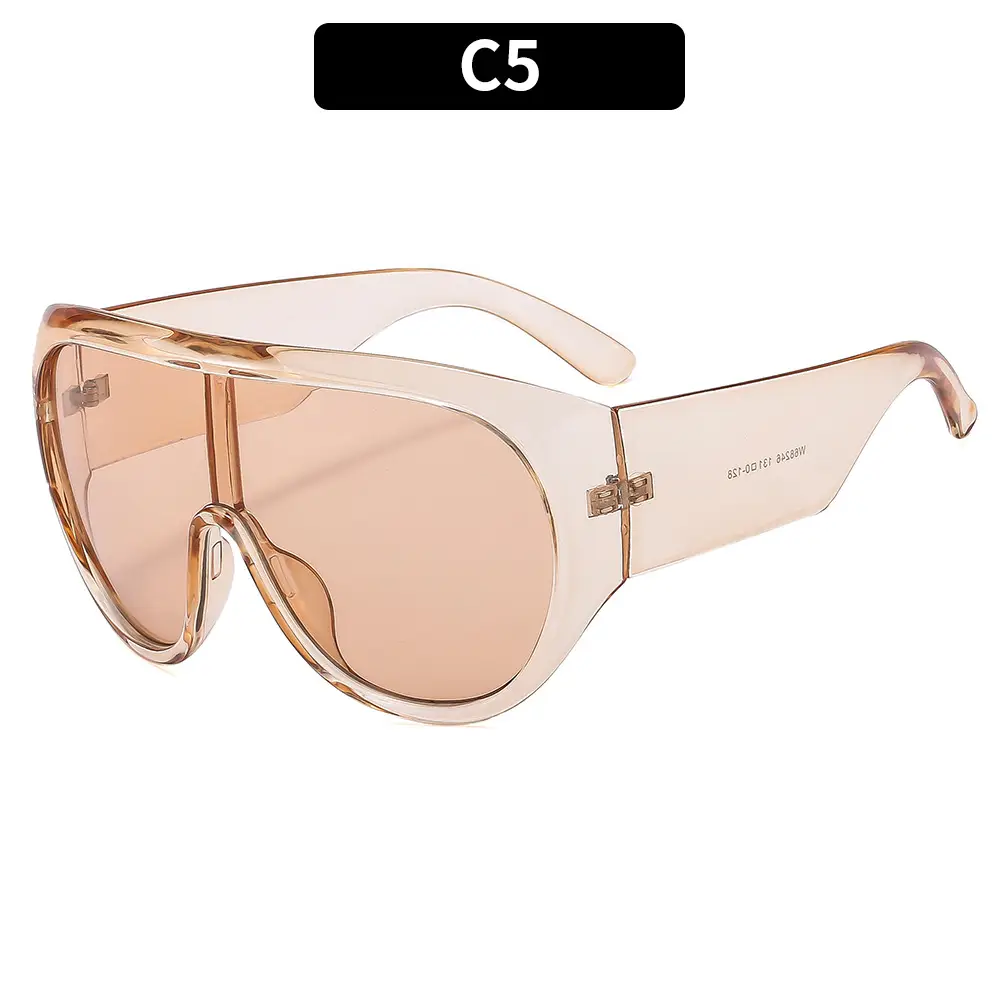 2025 new large frame sports protective sunglasses cross-border European and American trend men's and women's personalized sunglasses - Image 5