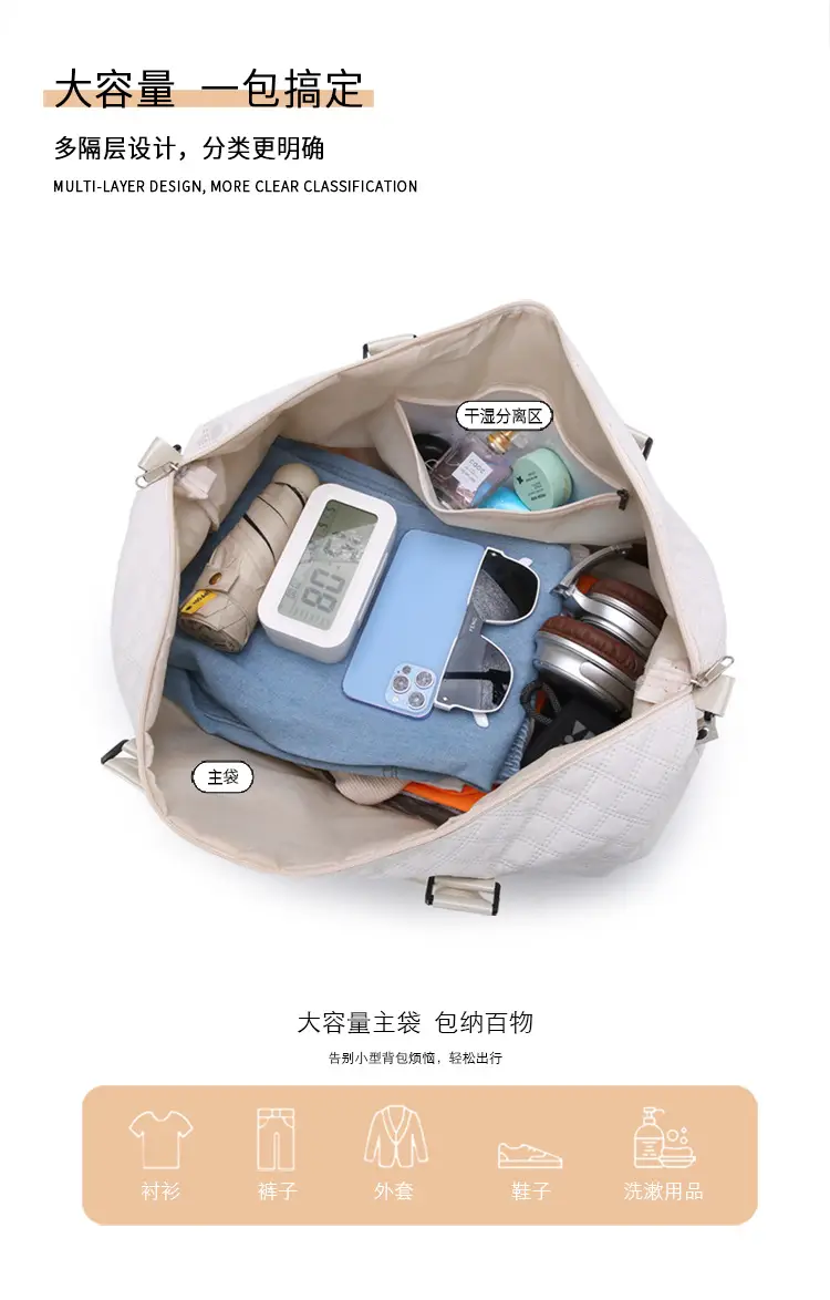 New Cross-border Dry Wet Travel Bag Set — feature 24